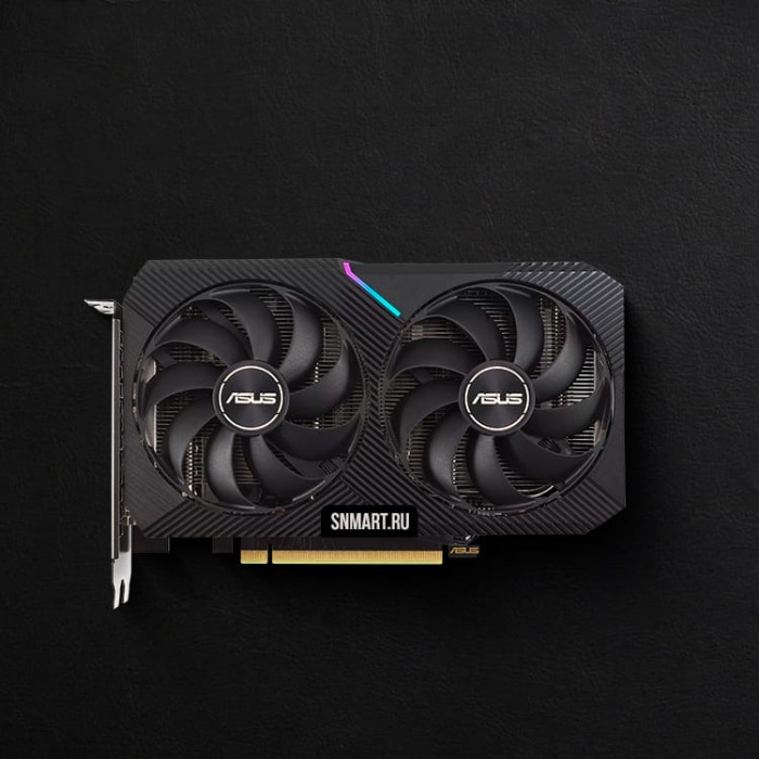 Видеокарта Asus Nvidia GeForce RTX 3060 DUAL V2 OC Edition 12Gb 192bit GDDR6  (DUAL-RTX3060-O12G-V2 LHR)