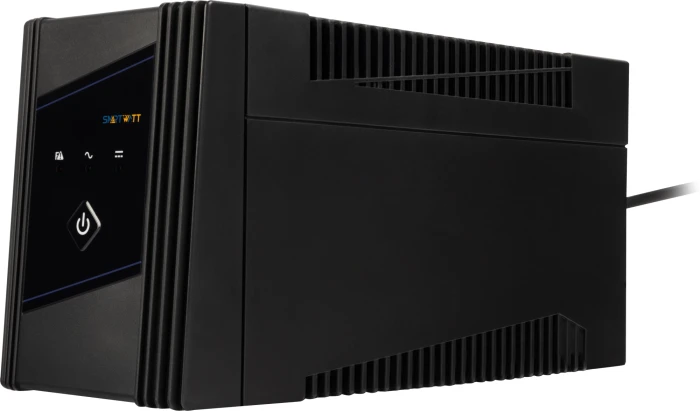 Источник бесперебойного питания Smartwatt Uni 500Вт 850ВА черный