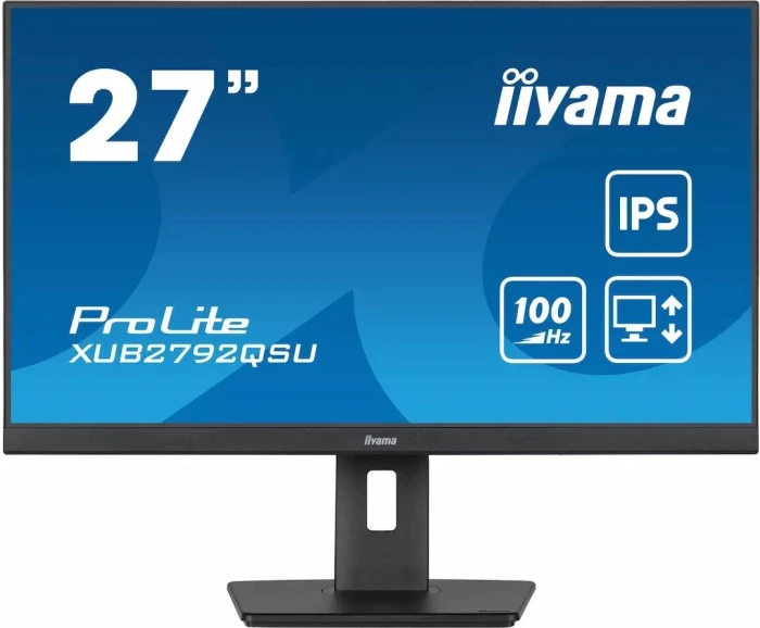 Монитор Iiyama 27" ProLite XUB2792QSU-B6 IPS WQ 100Гц черный (XUB2792QSU-B6)