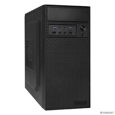 Exegate EX291274RUS Корпус Minitower ExeGate BAA-109U2-AAA450 (mATX, AAA450 8см, 2*USB+2*USB3.0, аудио, черный)