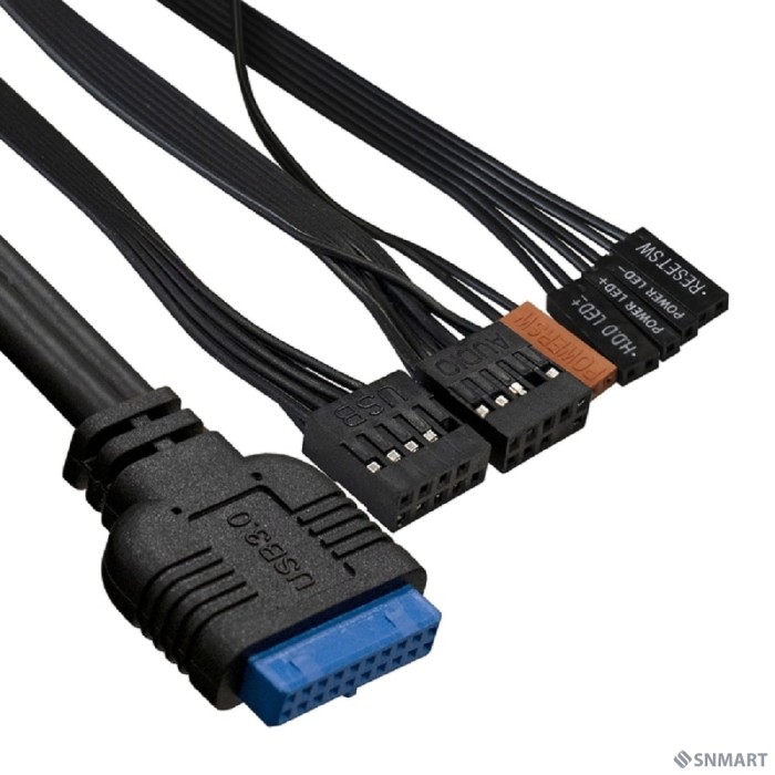 Exegate EX291274RUS Корпус Minitower ExeGate BAA-109U2-AAA450 (mATX, AAA450 8см, 2*USB+2*USB3.0, аудио, черный)