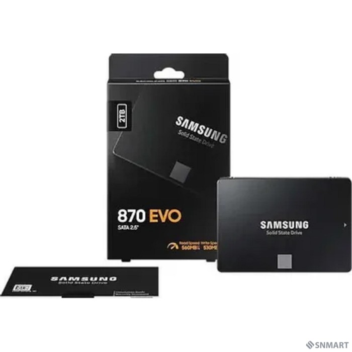 Samsung SSD 2Tb 870 EVO Series MZ-77E2T0BW [SATA3.0, 7mm, MGX V-NAND]