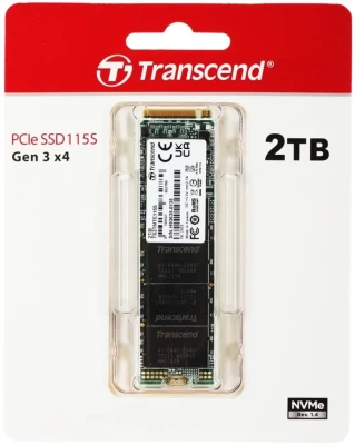 Накопитель SSD Transcend 2 ТБ 115S M.2 PCIe 3.0 x4 (TS2TMTE115S)