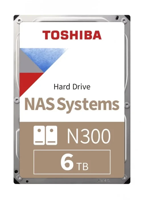 Жесткий диск (HDD) Toshiba N300 6 ТБ (HDWG460UZSVA)