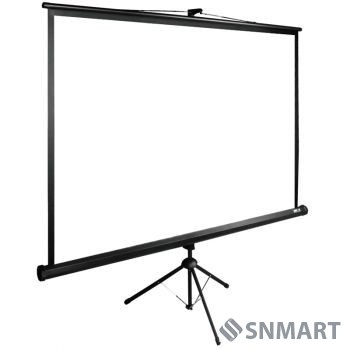 Экран Cactus TriExpert CS-PSTE-200x200-BK 200x200 см 1:1 напольный рулонный