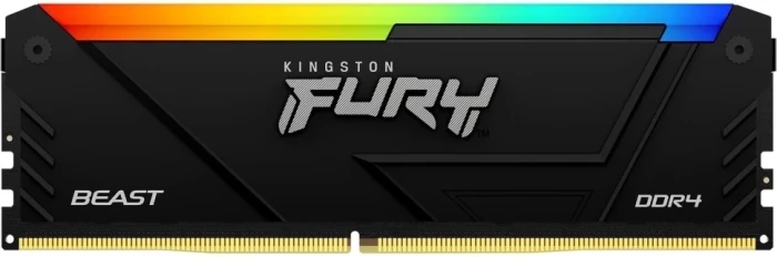 Оперативная память DDR4 Kingston Fury Beast RGB 8 ГБ 3733MHz (KF437C19BB2A/8)