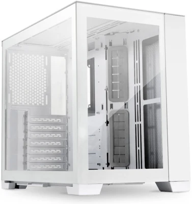 Компьютерный корпус Lian-Li O11 Dynamic MINI белый без БП ATX