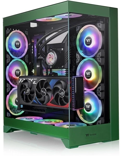 Компьютерный корпус Thermaltake CTE E660MX Racing зеленый без БП E-ATX