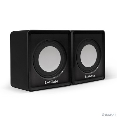 Exegate EX287057RUS Акустическая система 2.0 ExeGate Disco 140 Black (питание USB, 2х3Вт (6Вт RMS), 100-20000Гц, черный)