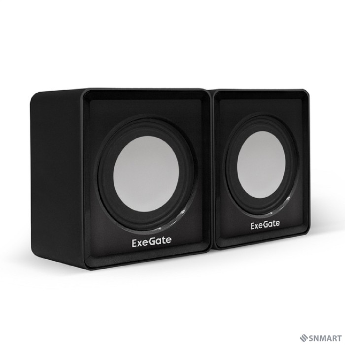 Exegate EX287057RUS Акустическая система 2.0 ExeGate Disco 140 Black (питание USB, 2х3Вт (6Вт RMS), 100-20000Гц, черный)