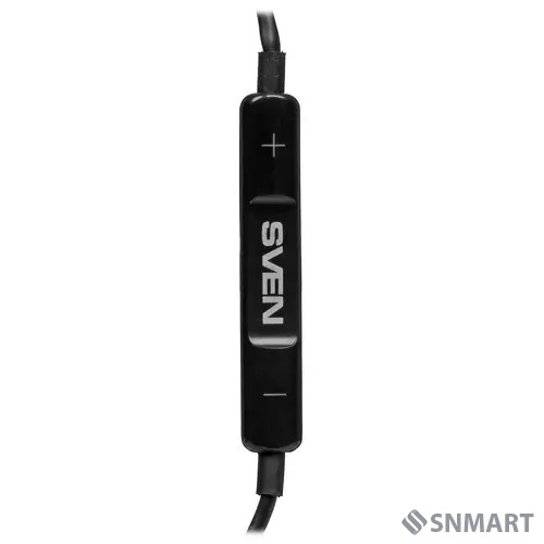 Наушники внутриканальные с микрофоном SVEN E-282M, черный, пульт