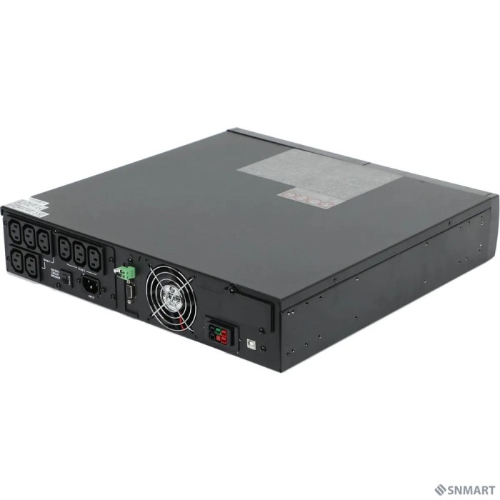 PowerCom Sentinel SNT-1000 ИБП [Online, 1000VA / 1000W, Rack/Tower, IEC, LCD, RS-232/USB, SNMPslot] (1456275)
