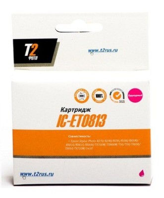 Картридж струйный T2 C13T08134A IC-ET0813 C13T0813/T1113 пурпурный для Epson St Ph R270/R290/390