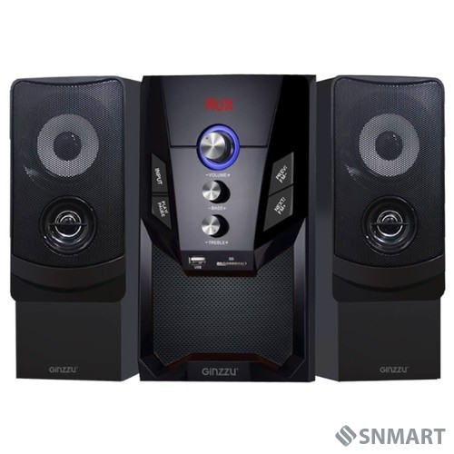 Ginzzu GM-415, Акустическая система 2.1, 50W/BT/USB/SD/FM/ДУ