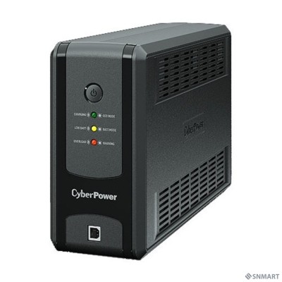 CyberPower UT650EIG ИБП [Line-Interactive, Tower, 650VA/390W USB/RJ11/45 (4 IEC С13), 12В/7 Ач х 1]