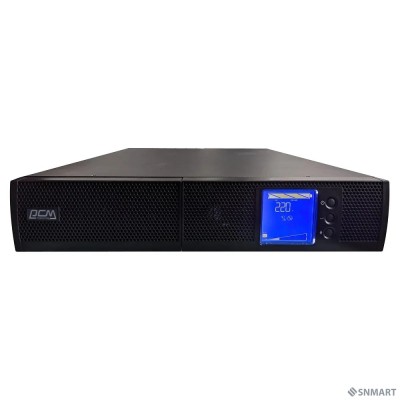 PowerCom Sentinel SNT-1500 ИБП [Online, 1500VA / 1500W, Rack/Tower, IEC, LCD, RS-232/USB, SNMPslot] (1456323)