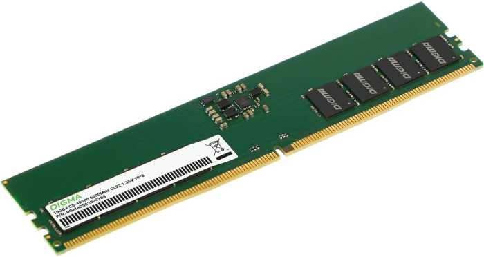Память DDR5 16GB 6200MHz Digma DGMAD56200016S RTL PC5-49600 CL32 DIMM 288-pin 1.35В single rank Ret
