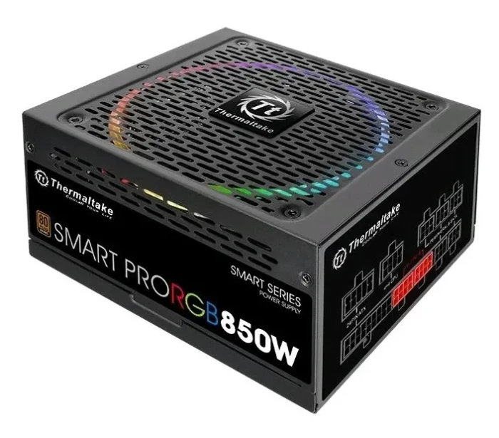 Блок питания для компьютера Thermaltake SMART PRO RGB Bronze 850w 140мм