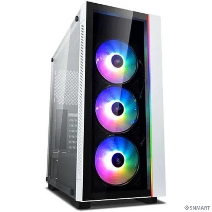 Deepcool MATREXX 55 V3 ADD-RGB WH 3F ATX, RGB  ATX, RGB strip, Стекл. фронтальная и боковая панели, 3RGB fans,Без БП