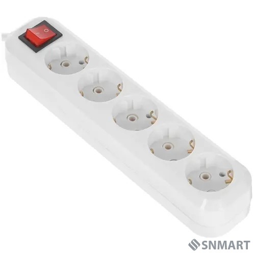 5bites SP5W-330 Сетевой фильтр 5S / 3*1.5MM2 / 16A / ABS / 3M / WHITE