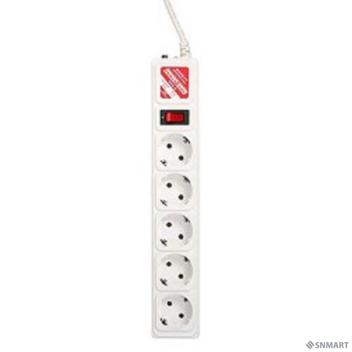 PowerCube Сетевой фильтр 5.0м 5 розеток (SPG-B-15-WHITE), белый