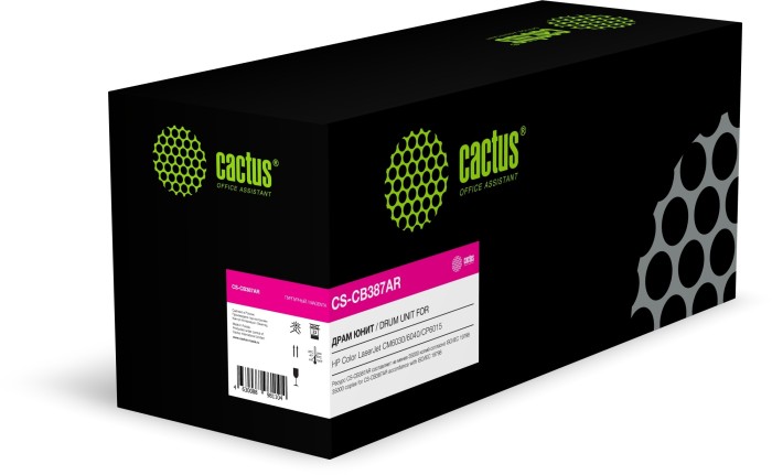 Блок фотобарабана Cactus CS-CB387AR CB387A пурпурный цв:35000стр. для CLJ CM6030/6040/CP6015 HP