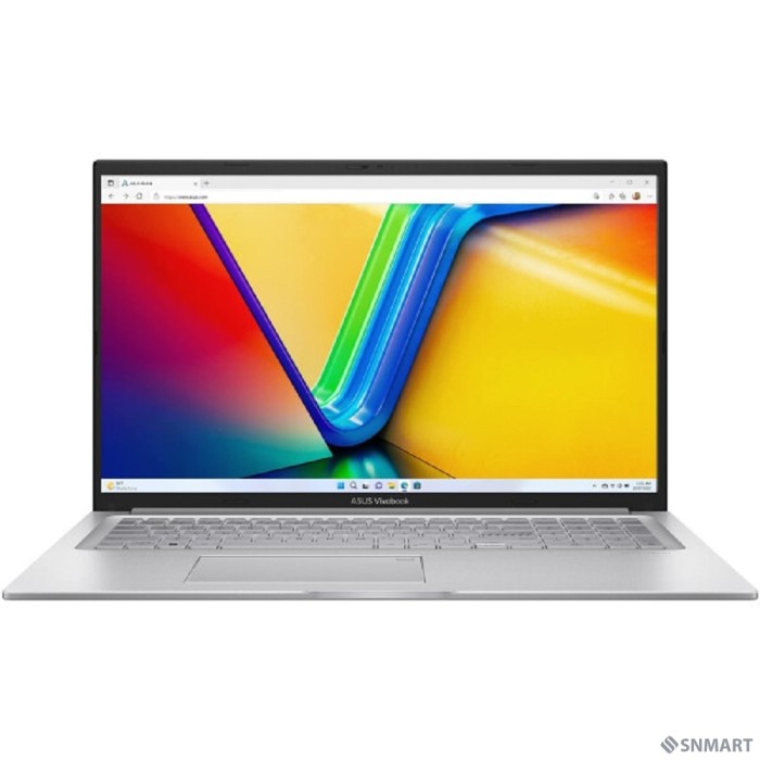 ASUS VivoBook 17 X1704V-AU482 [90NB10V1-M00H60] Silver 17.3" [FHD i5-1335U/16GB/SSD512GB/Intel Iris Xe/FingerPrint/Backlit/DOS]