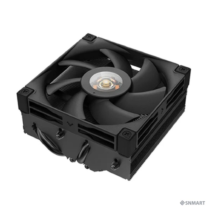 Cooler Deepcool AN400 BLACK  LGA1700/1200/115X/AM5/AM4 низкопрофильный 52,5 mm TDP 150W, PWM,  Fan 120mm