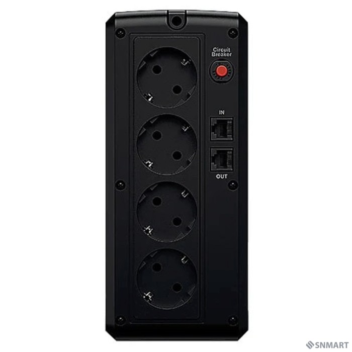 CyberPower UT1100EG ИБП [Line-Interactive, Tower, 1100VA/660W USB/RJ11/45 (4 EURO), 12В/5 Ач х 2]