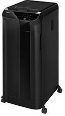 Шредер Fellowes AutoMax 550C с автоподачей (секр.P-4) фрагменты 550лист. 83лтр. скрепки скобы пл.карты CD