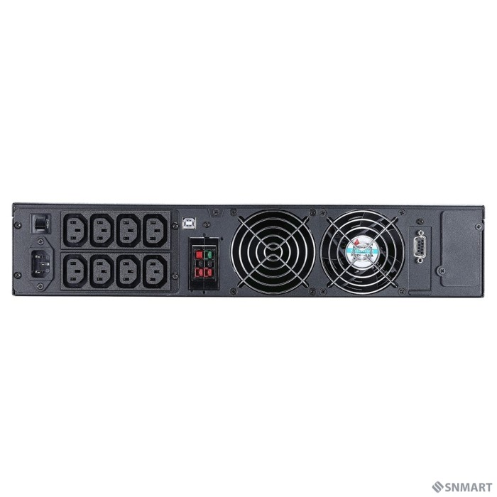 PowerCom Macan MRT-3000SE ИБП [Online, 3000VA / 3000W, Rack/Tower, IEC, LCD, Serial+USB, SNMPslot, подкл. доп. батарей] (1076119)