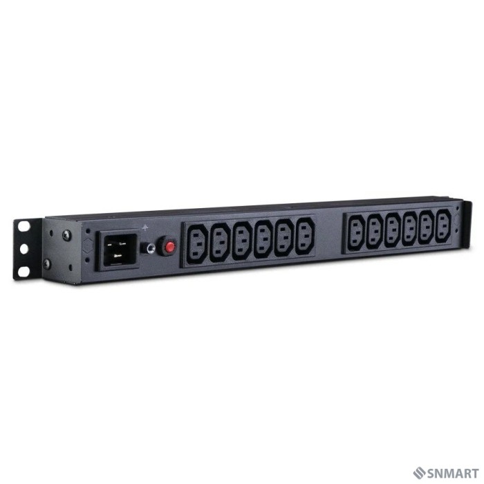 CyberPower PDU20BHVIEC12R PDU 1U type, 16Amp, plug IEC 320 C20, (12) IEC 320 C13