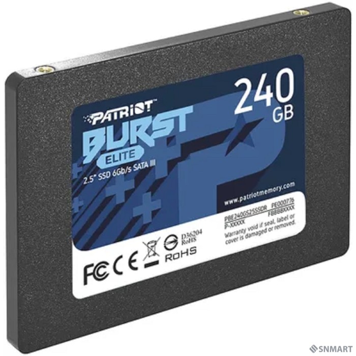Patriot SSD 240Gb Burst Elite PBE240GS25SSDR [SATA 3.0]