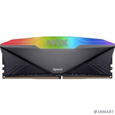 Apacer DDR4 DIMM 8GB AH4U08G32C28YNBAA-1 PC4-25600, 3200MHz, CL16, NOX RGB Series