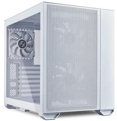 Компьютерный корпус Lian-Li O11 AIR MINI белый без БП ATX