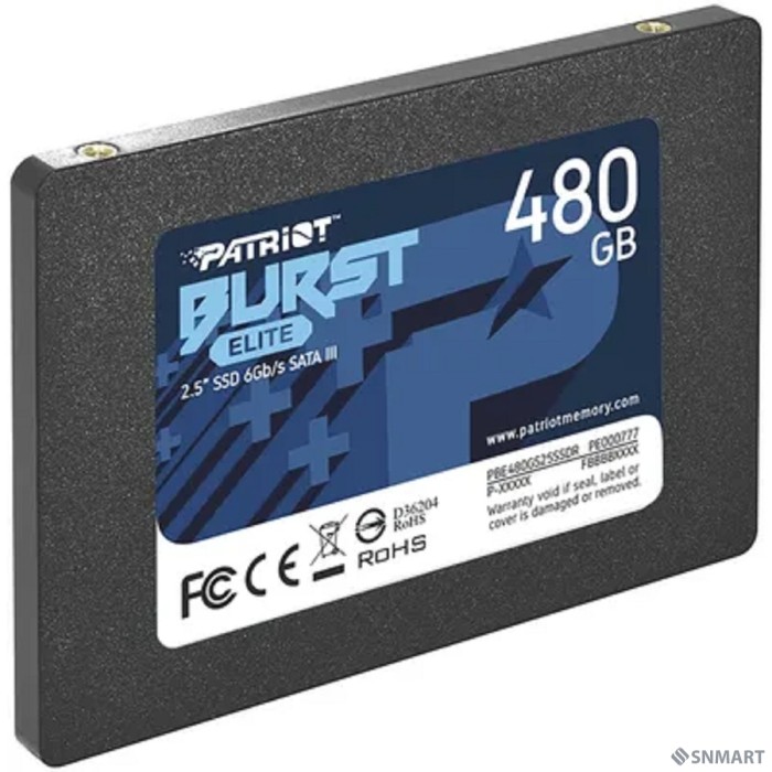 Patriot SSD 480Gb Burst Elite PBE480GS25SSDR [SATA 3.0]