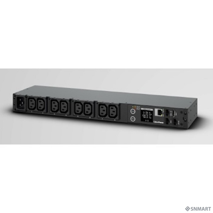 CyberPower PDU31005 PDU [1U type, 16Amp, SNMP, plug IEC 320 C20, (8) IEC 320 C13 EOL]