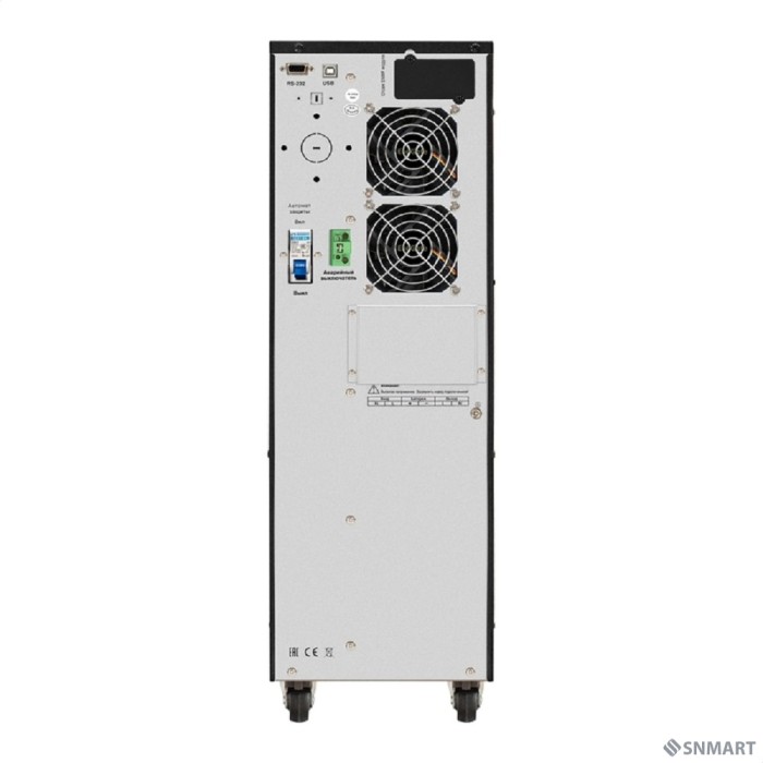 Exegate EX296953RUS ИБП On-line ExeGate PowerExpert TL-575-10kVA.192V.LCD.AVR.T.USB.RS232.SNMP <10000VA/10000W, On-Line, PF=1, LCD, клеммы, RS232, USB, SNMP-slot, встроенные батареи 12V 7.2Ah - 16шт,