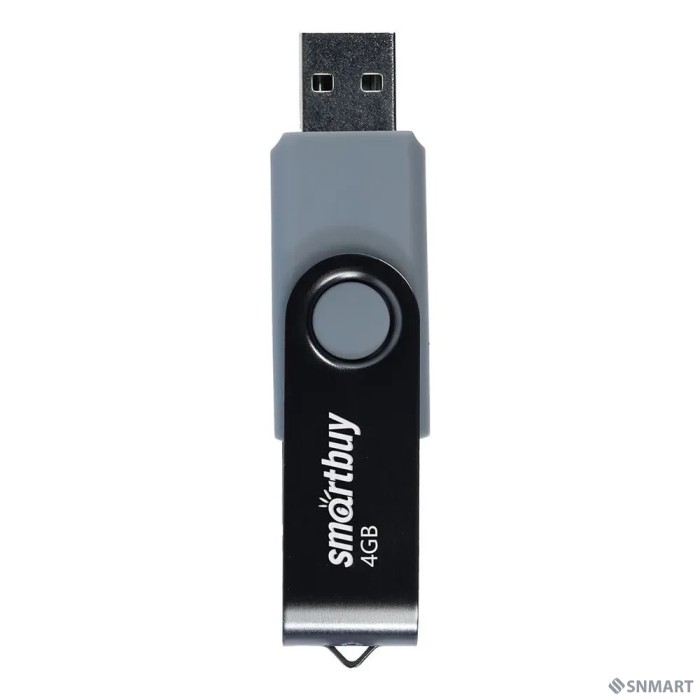 Smartbuy USB Drive 4GB Twist Black (SB004GB2TWK)