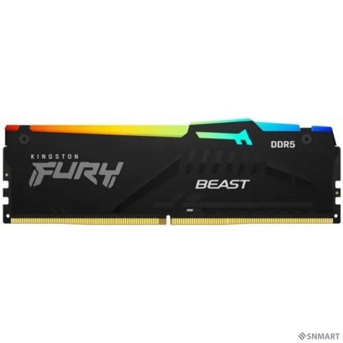 Kingston 8GB 5600MT/s DDR5 CL40 DIMM FURY Beast RGB KF556C40BBA-8