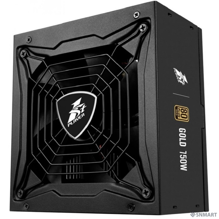 1STPLAYER STEAMPUNK 750W / ATX 2.4, APFC, 80 PLUS GOLD, 140mm fan, full modular / PS-750SP