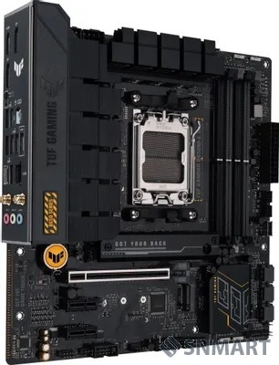 ASUS TUF GAMING B650M-E WIFI (Socket AM5, mATX, 4xDDR5(128GB), 4xDDR5(192GB), DP/HDMI, 2xPCIe 4.0x16/1xPCIe 4.0, 1xLAN (2.5GbE), Wi-Fi 6i, BT5.2, 4xSATA 6Gb/s, 3xM.2, 1xType-C, 4xUSB 3.2, 3xUSB 2.0)