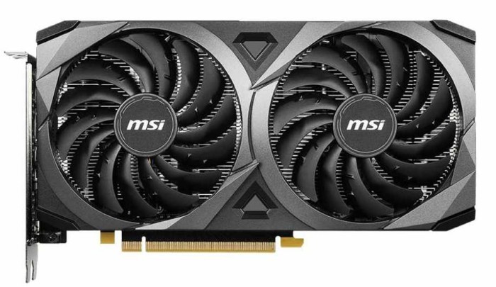 Видеокарта MSI Nvidia GeForce RTX 3060 VENTUS 2X 12Gb 192bit GDDR6 (RTX 3060 VENTUS 2X 12G)