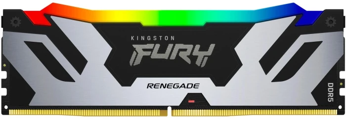 Оперативная память DDR5 Kingston Fury Renegade Silver/Black RGB 24 ГБ 7200MHz (KF572C38RSA-24)