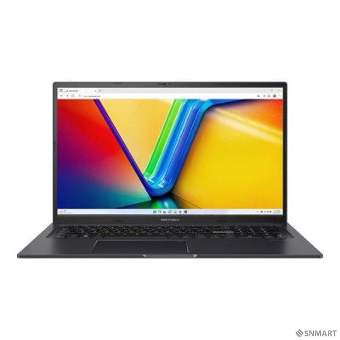 ASUS Vivobook 17X M3704YA-AU222 [90NB1192-M009X0] Black  17.3"[FHD Ryzen 5 7430U/16GB/SSD512GB/AMD Radeon/FingerPrint/Backlit/DOS]