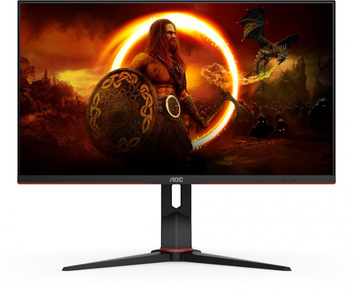 Монитор AOC 28" Gaming U28G2XU2 IPS 4K 144Гц черный/красный (U28G2XU2)