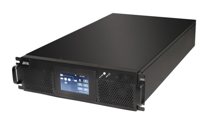 Источник бесперебойного питания Powercom VGD-II-15K33RM 15000Вт 15000ВА черный