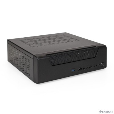 Exegate EX294018RUS Корпус Desktop ExeGate FL-102 (mini-ITX, без БП, 2*USB+1*USB3.0, аудио, черный)