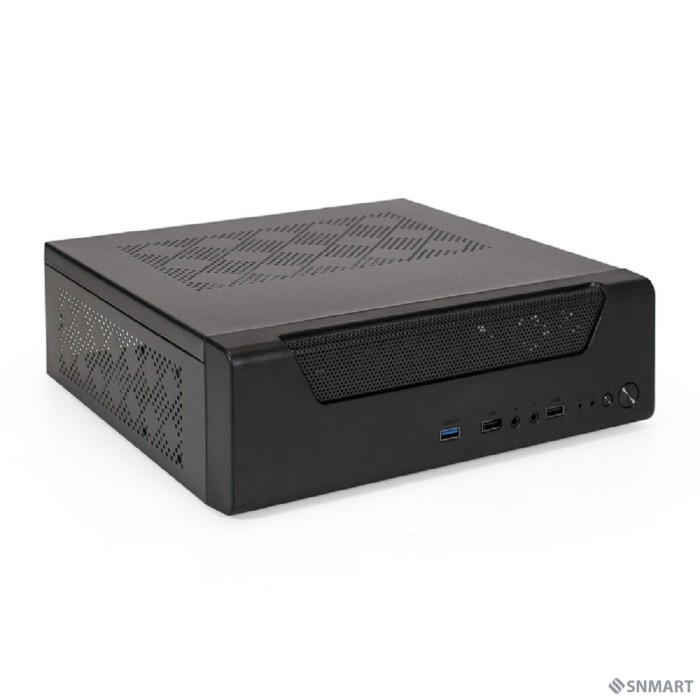 Exegate EX294018RUS Корпус Desktop ExeGate FL-102 (mini-ITX, без БП, 2*USB+1*USB3.0, аудио, черный)