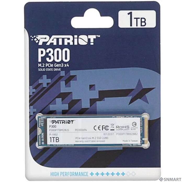 SSD Patriot M.2 2280 P300 1TB P300P1TBM28 TLC